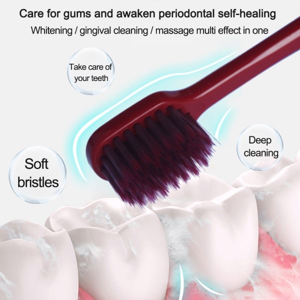 Tandbørste Soft Bristle Tandbørste Oral rengøring 8 pcs/box
