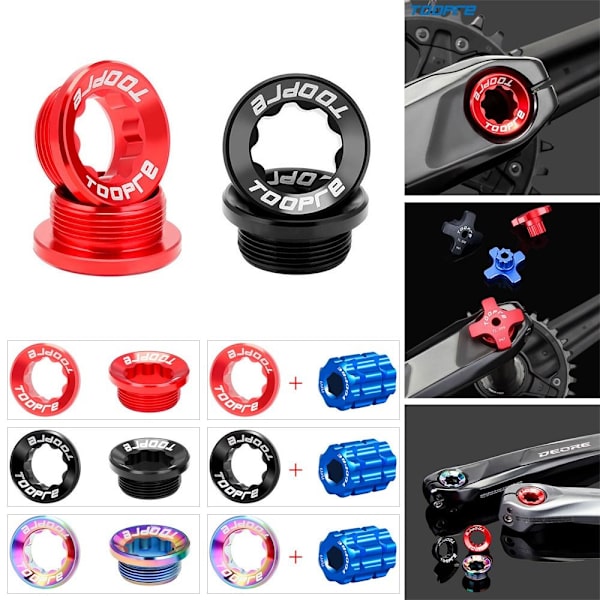CNC-ruuvikammen cover PUNAINEN 2 KPL PULTIT 2 KPL PULTIT Red 2pcs Bolts-2pcs Bolts