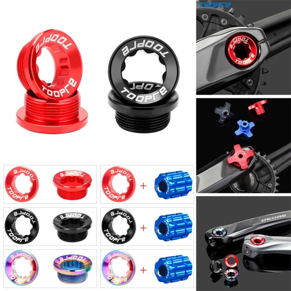 CNC Skrue Krankdæksel MULTICOLOR 2STK BOLTE 2STK BOLTE Multicolor 2pcs Bolts-2pcs Bolts