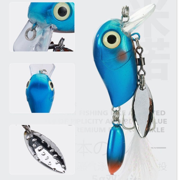 Fiskedrag Roterande Spinnersked 1 1 1
