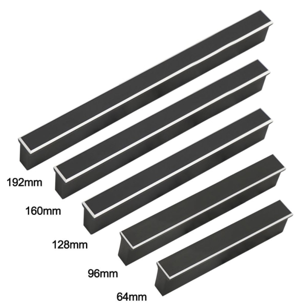 2 STK Dørhåndtak Skap Håndtak 192MM 192mm