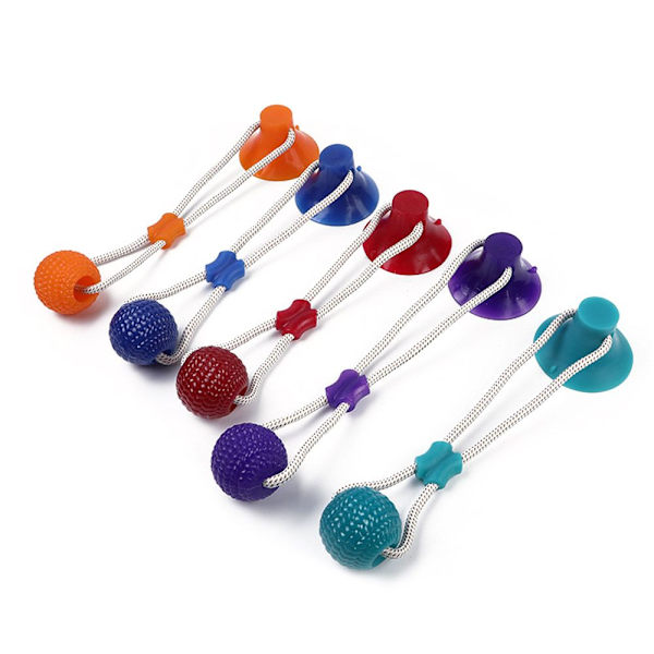 Dog Interactive Toy Sugekopp Push RØD red
