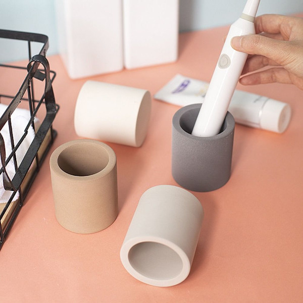 Elektrisk tandborsthållare Tandborstbas BEIGE beige