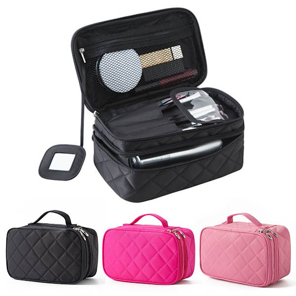 Kosmetisk veske Sminkepose ROSA pink