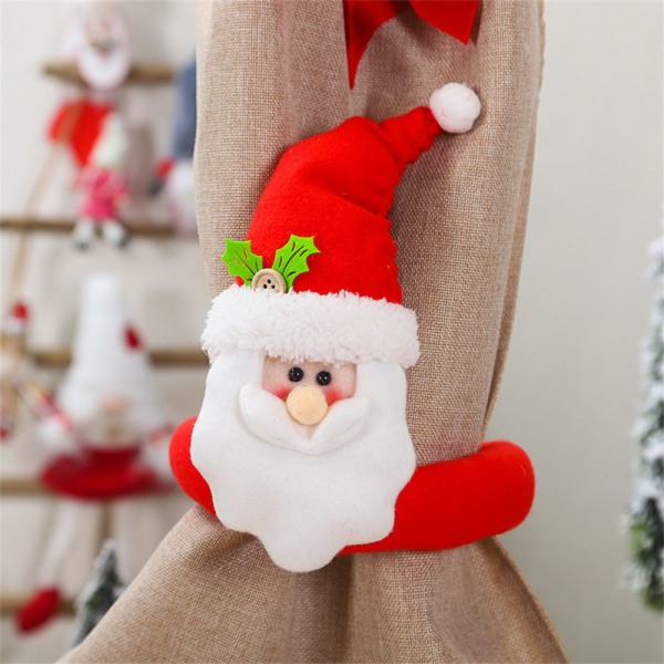Julegardinspenne Gardinholder NISSEN Santa Claus