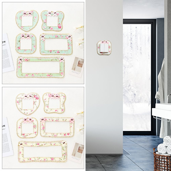Switch Beskyttelsesdæksel Switch Wall Stickers GUL STYLE4 Yellow style4