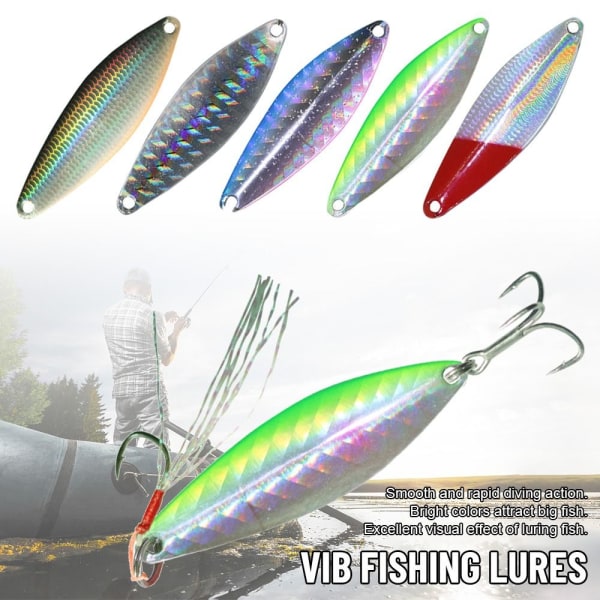 VIB Fishing Lures fjäder metallskedar 11GB B 11gB