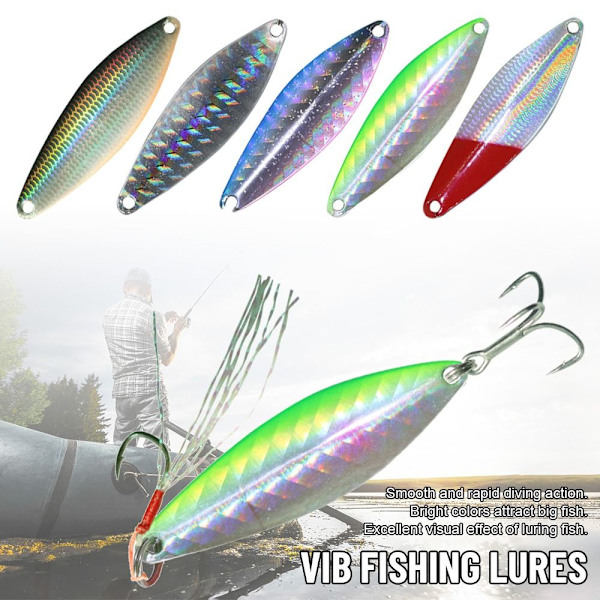 VIB Fishing Lures fjäder Metallskedar 11GD D 11gD