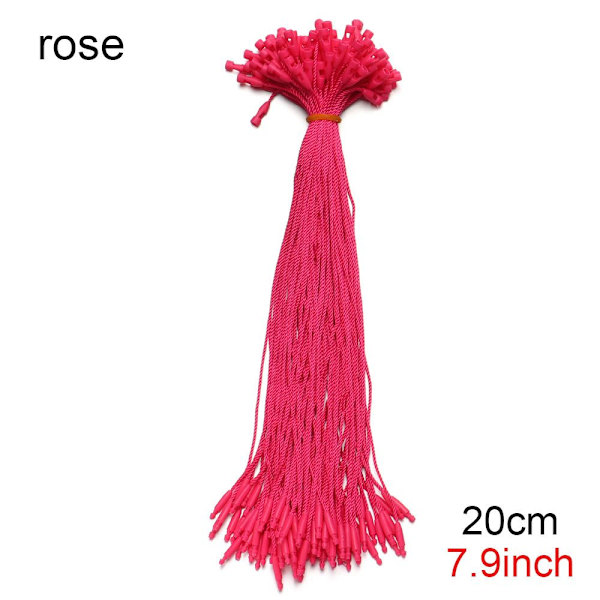 100 Stk Klesmerke Plagglapper ROSE 20CM 20CM rose 20cm-20cm