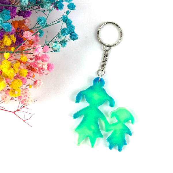 Avainnipun mold, kristalli epoksimuotti MOULD Transparent
