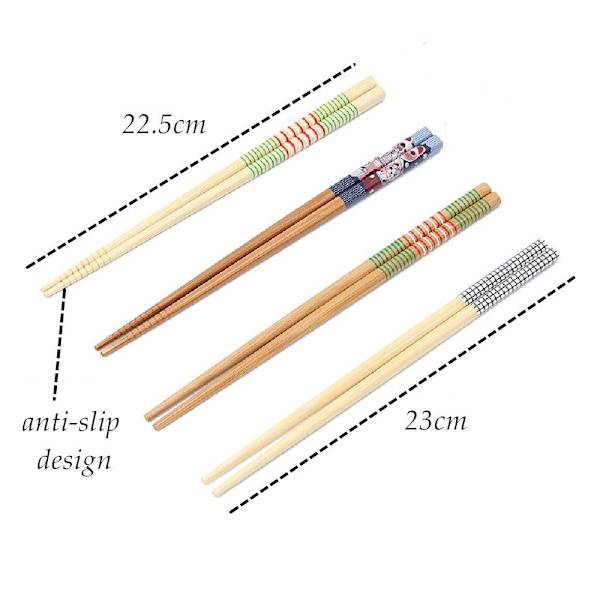 5 par Ätpinnar Bambu Ätpinnar 5 5 5