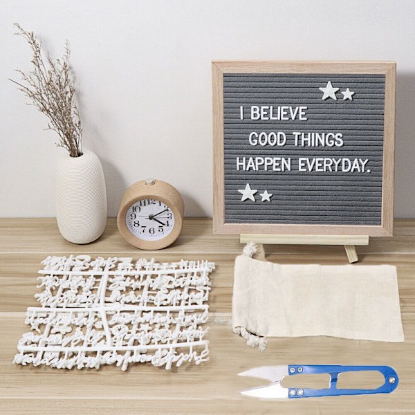 Felt Letter Board -ilmoitustaulut Black Memo Board MUSTA black