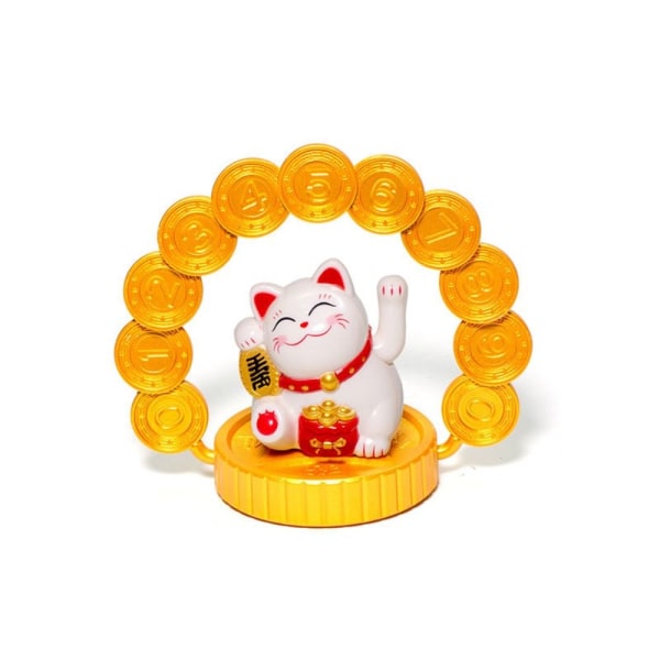 Maneki Neko viftande arm Lucky Cat D D D