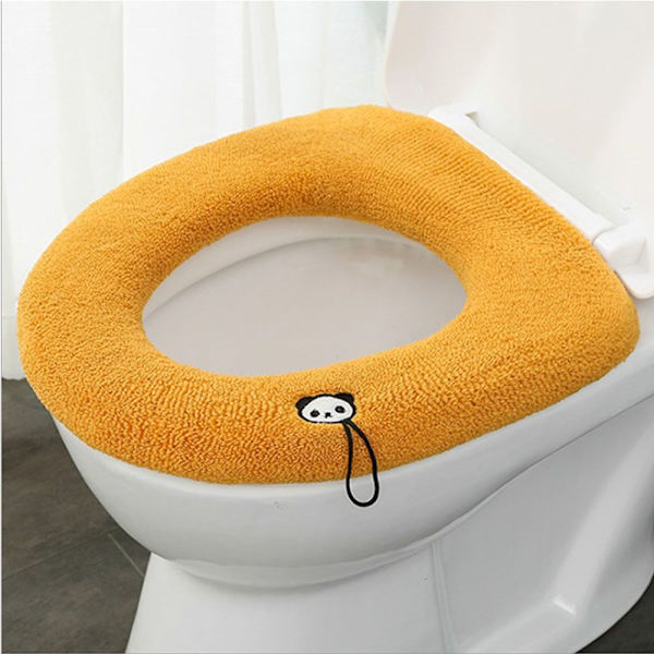 WC-istuimen cover Sulkee työkalumaton KELTAINEN Yellow