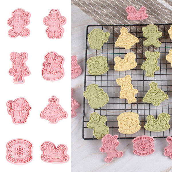 8 kpl / set Mold 3D- mould