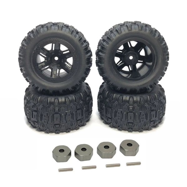 RC Bilhjul Hjul 4ST + ADAPTER 4ST + ADAPTER 4PCS + Adapter