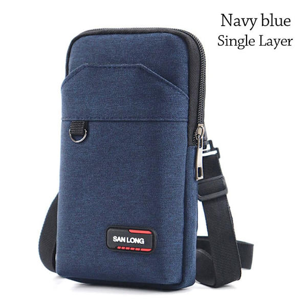 Taljetaske Talje Fanny Pack NAVY BLÅ ENKELT LAG ENKELT LAG navy blue Single Layer-Single Layer