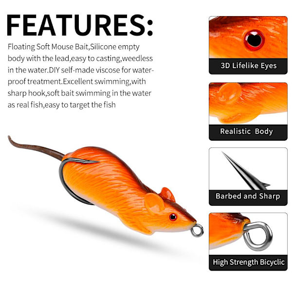 Fiskedrag Muslure FÄRG B FÄRG B Color B