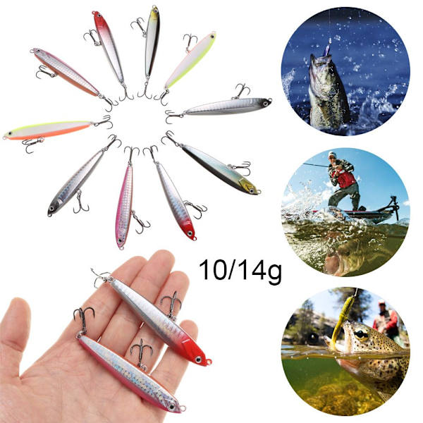 Fiskedrag Bait Kit 14GLASER RÖTT HUVUD LASER RÖTT HUVUD 14gLaser red head
