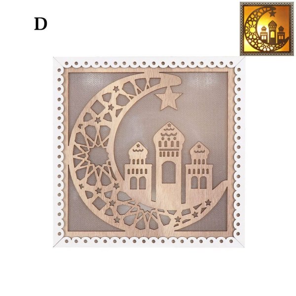 LED-lampor Eid Mubarak D D D