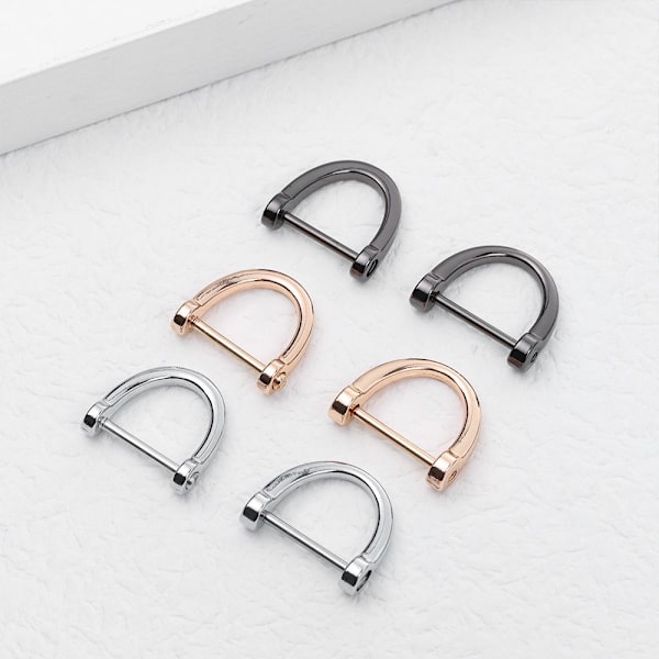 D Ringspännslås SVART 19MM Black 19mm