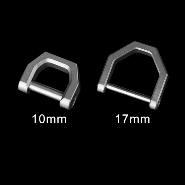Titanium Horseshoe Spænde Bil Nøglering 10MM 10mm