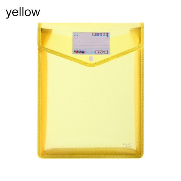 A4 filmappar Dokumentpåse GUL yellow
