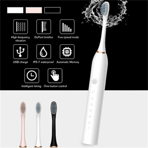 Sähköhammasharja Sonic Toothbrush WHITE white