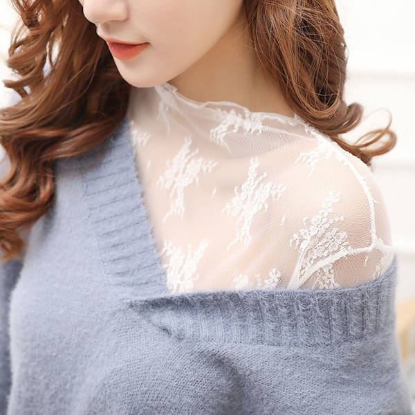 Mesh blusar Toppar Dam Toppar VIT 17 White 17