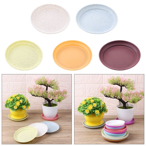 2 Stk Planteskål Drypbakker PINK TYPE1-10CM Pink type1-10cm