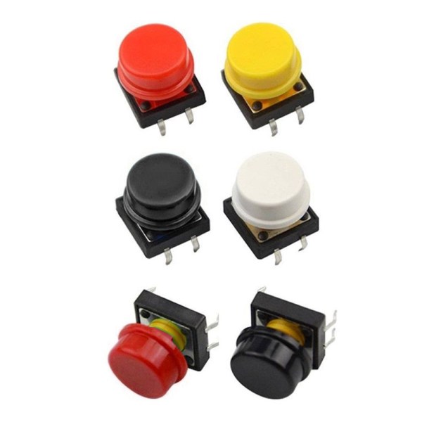 100 STK A24 Keycap Knap Switch Cap GUL 100 STK 100 STK Yellow 100PCS-100PCS
