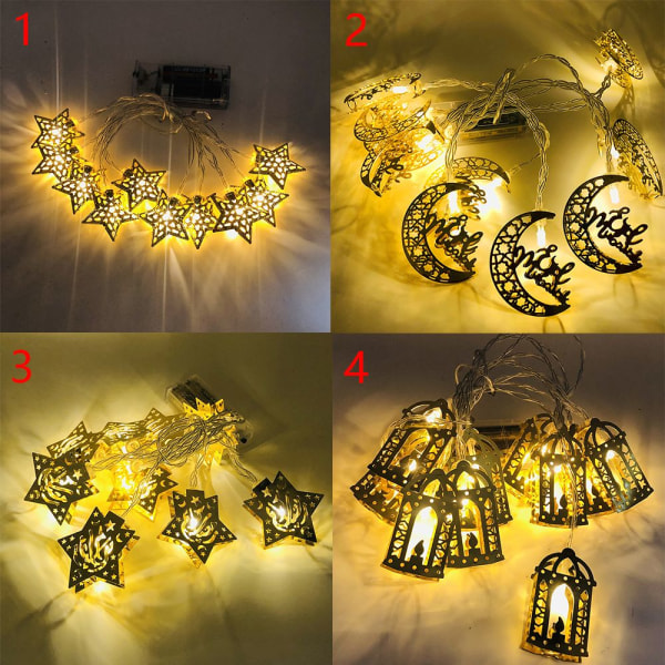 1,65m 10Led Eid Mubarak Light Kareem Ramadan 8 8 8