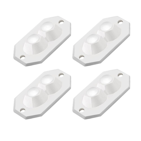 Universal kulrullar för förvaringshjul VIT NYLON White nylon beads