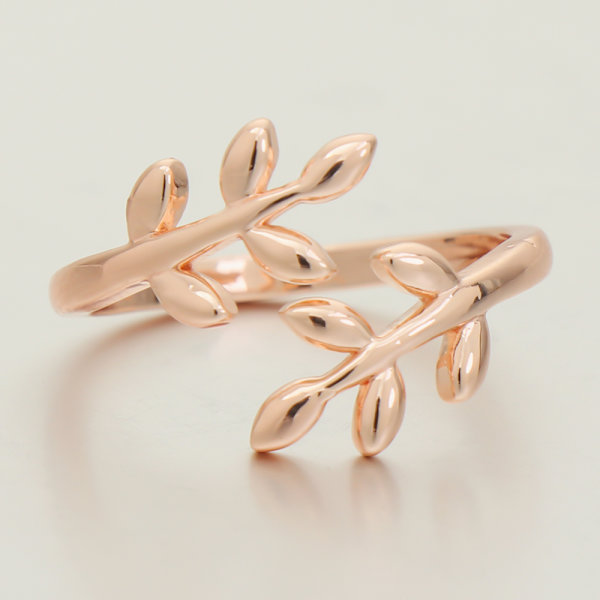 3st Stickning Ring Virkade Loop Leaves Form