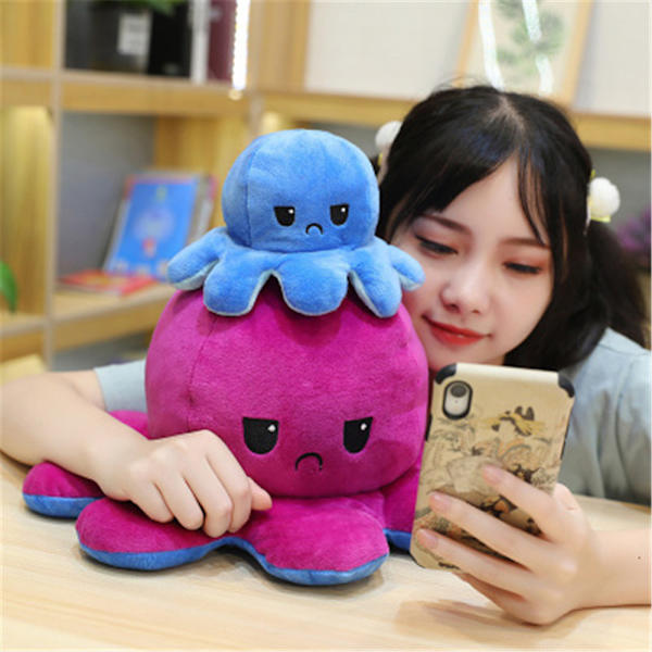 Octopus Toy Mood Doll black&green 40cm-40cm