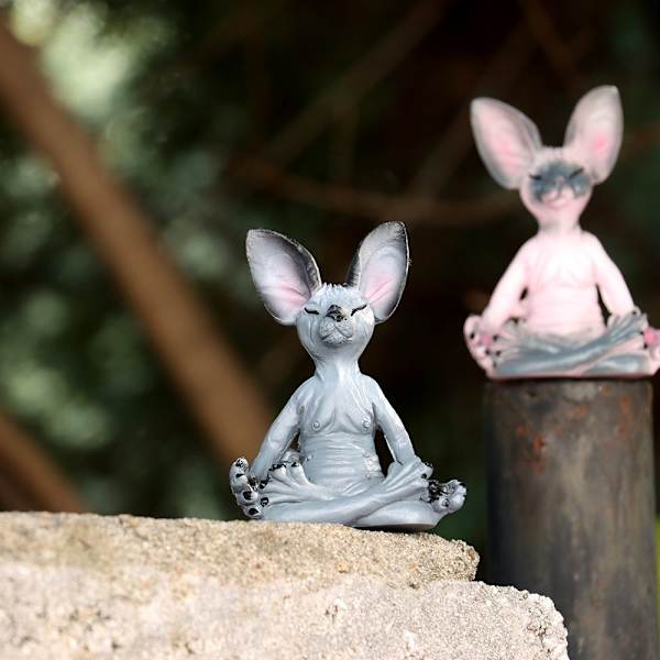 Sphynx Cat Meditere samleobjekt 3 3 3