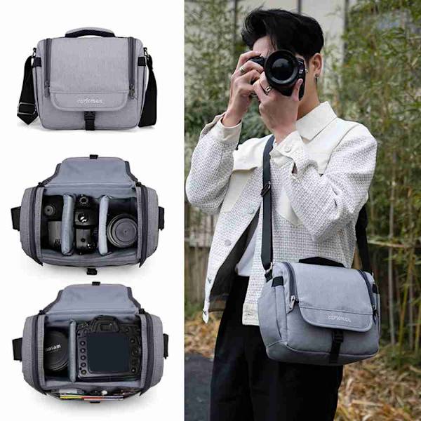 Kameran case Kameralaukku DARK GREY L dark grey L
