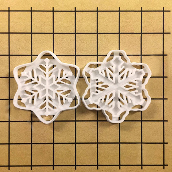 4 kpl Cookie Embosser Mold Biscuit Mold Christmas Snowflake