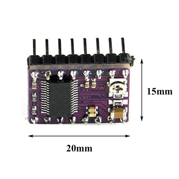 2 stk trinmotor driver driverkort elektronisk komponent