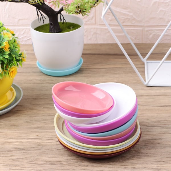 2 Stk Planteskål Drypbakker PINK TYPE1-10CM Pink type1-10cm
