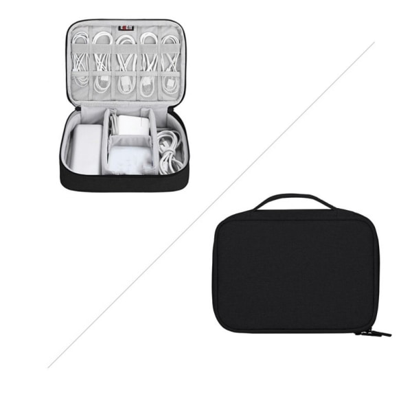 Handväska Förvaringsbox ENLAGER SVART ENLAGER SVART Single Layer Black