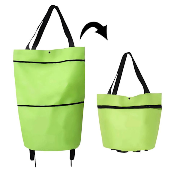 Vikbar kundvagn 2 i 1 GRÖN green