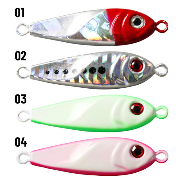 Metallikalastusviehe ilman koukkua Jig Bait 01 01 01