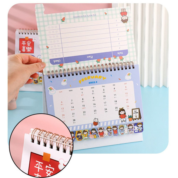 2022 Desktop Paper Calendar Scheduler 5 5