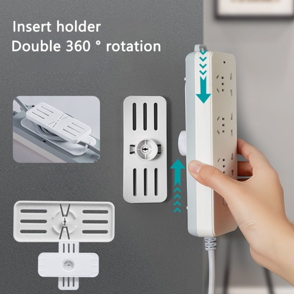 Socket Holder Socket Plug Fixer Power Strip Holdere
