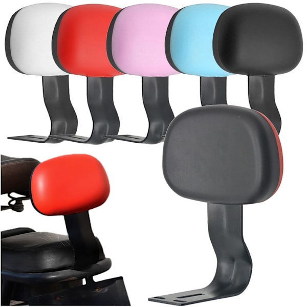 El-cykelryglæn E-cykelryg Lazyback SORT black