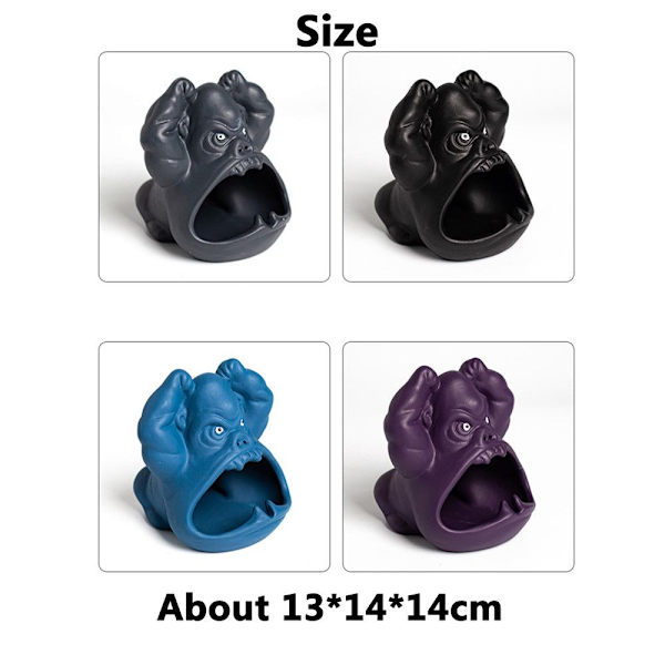 C eramic King Kong A shtray 3 3 3