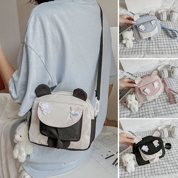 Sarjakuva Messenger Olkalaukut Käsilaukut BEIGE beige