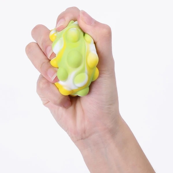 3D Pop Fidget Sensory Toys, Fidget Ball Toy för barn Teal