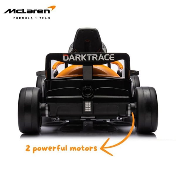 Elbil Barn 12V - McLaren Formel 1 - 1 till 5 år - Orange Flera färger